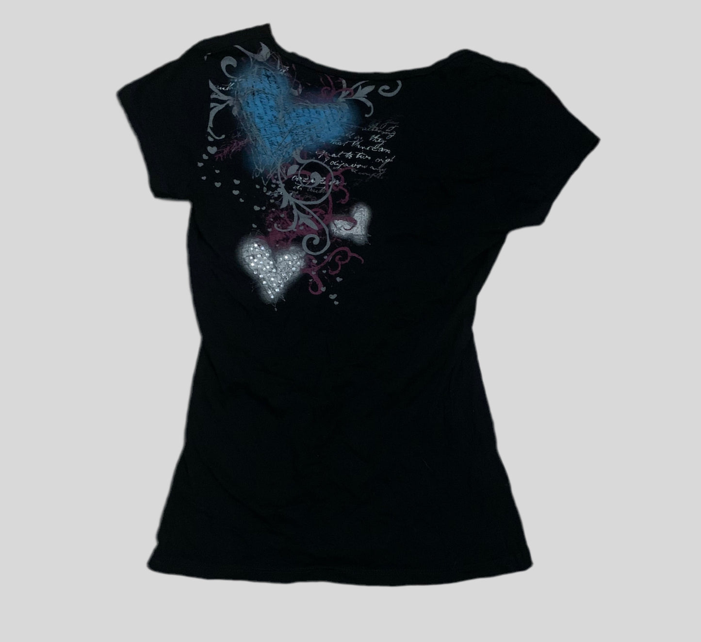 Anchor Blue Hearts Tee