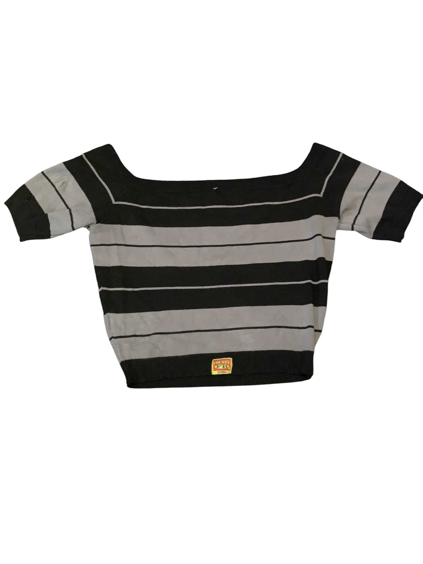 Country Girl Striped Off Shoulder Top