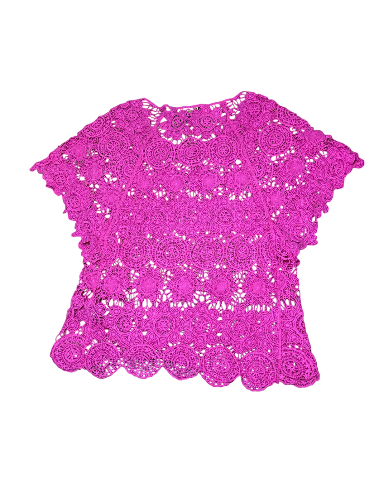 Velzera Crochet Top Belle Short Sleeve