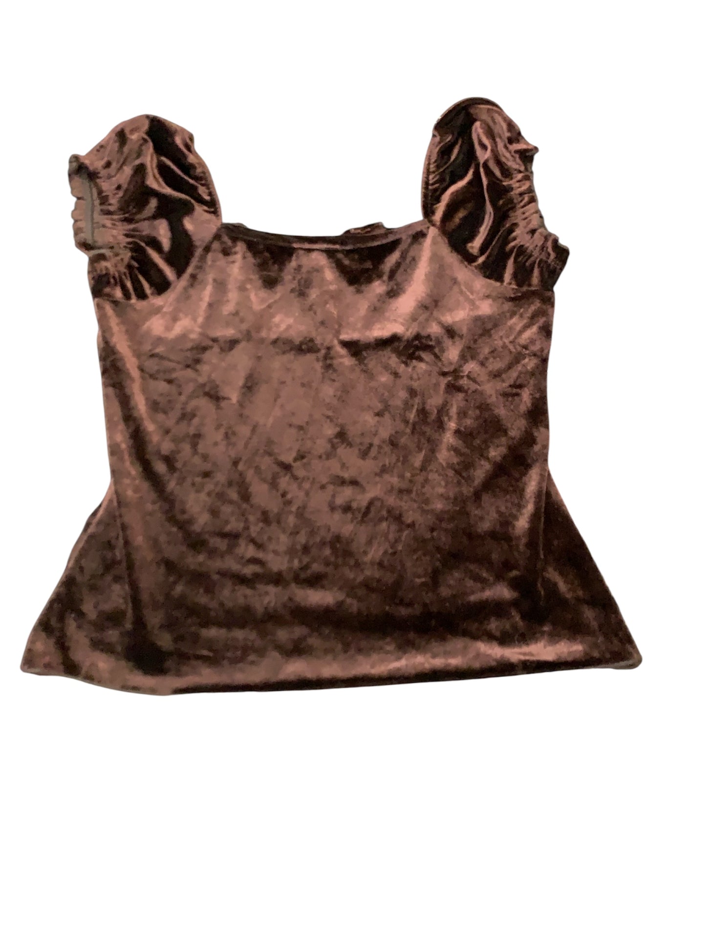 Amy’s Closet Beaded Velour Tank