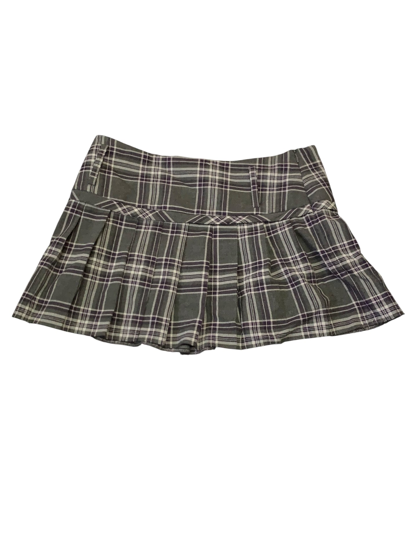 Tracy Evans Plaid Mini Skirt
