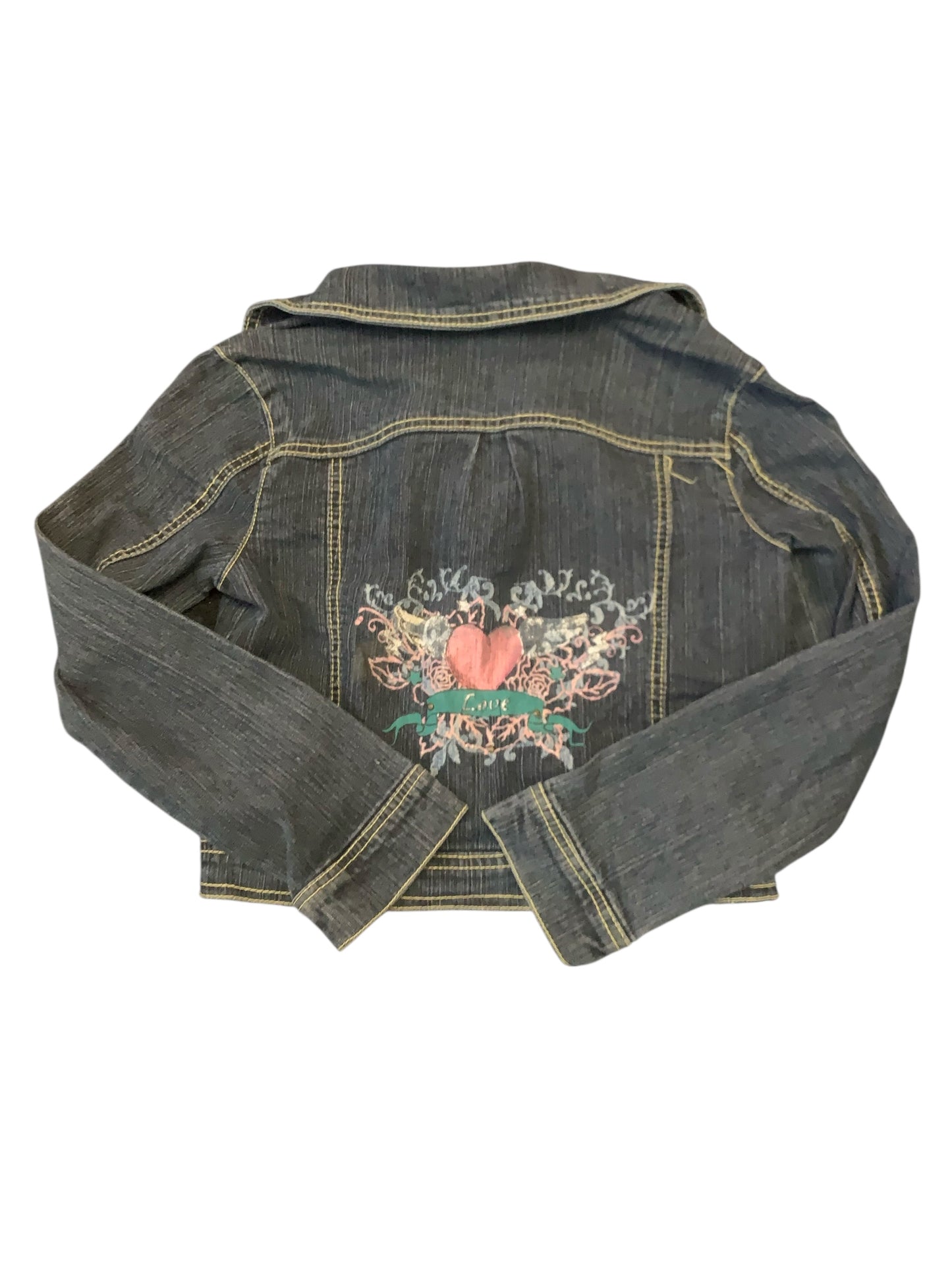 Babydoll Cropped Jean Jacket