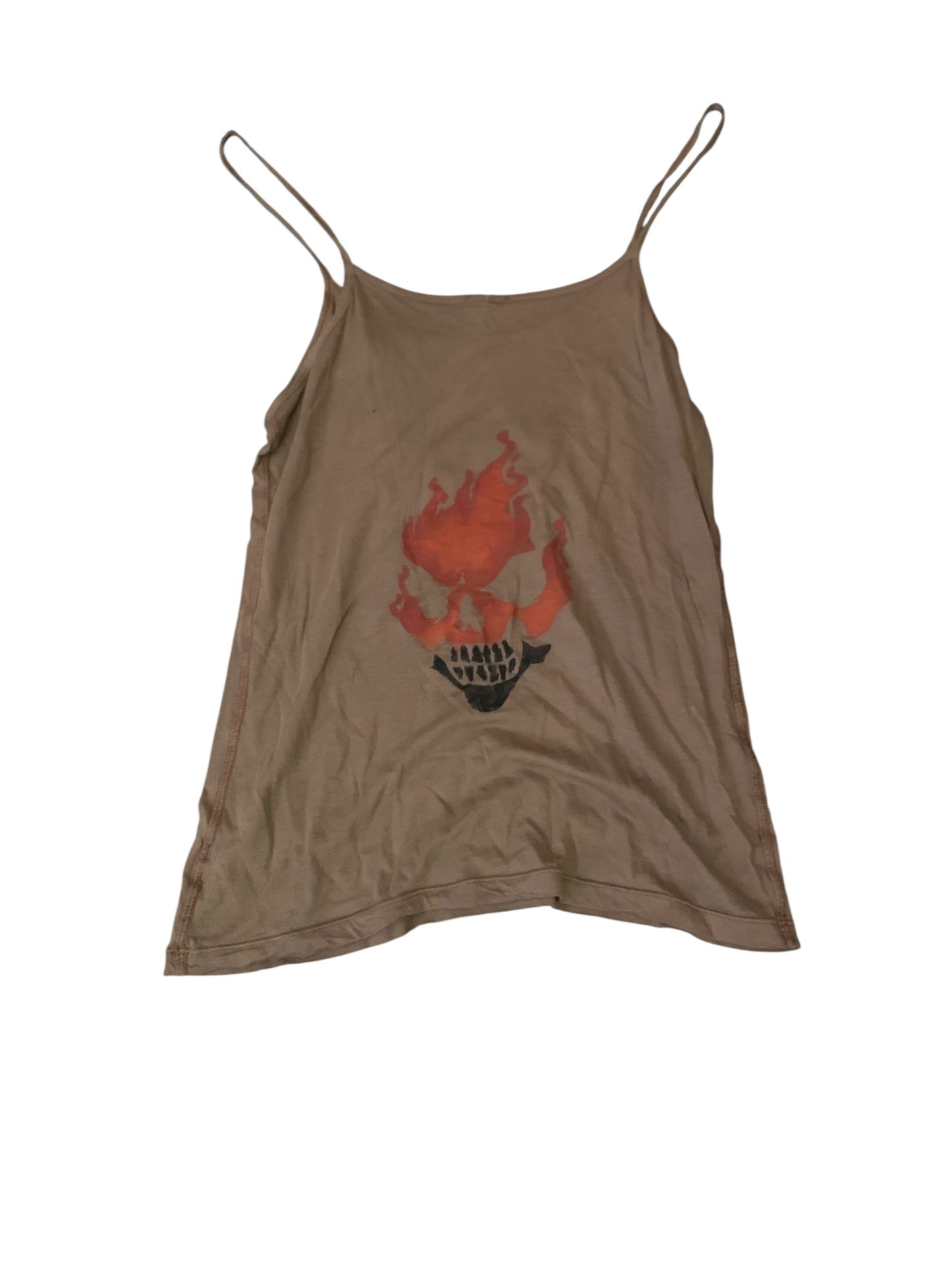Hand Painted Skull Tank