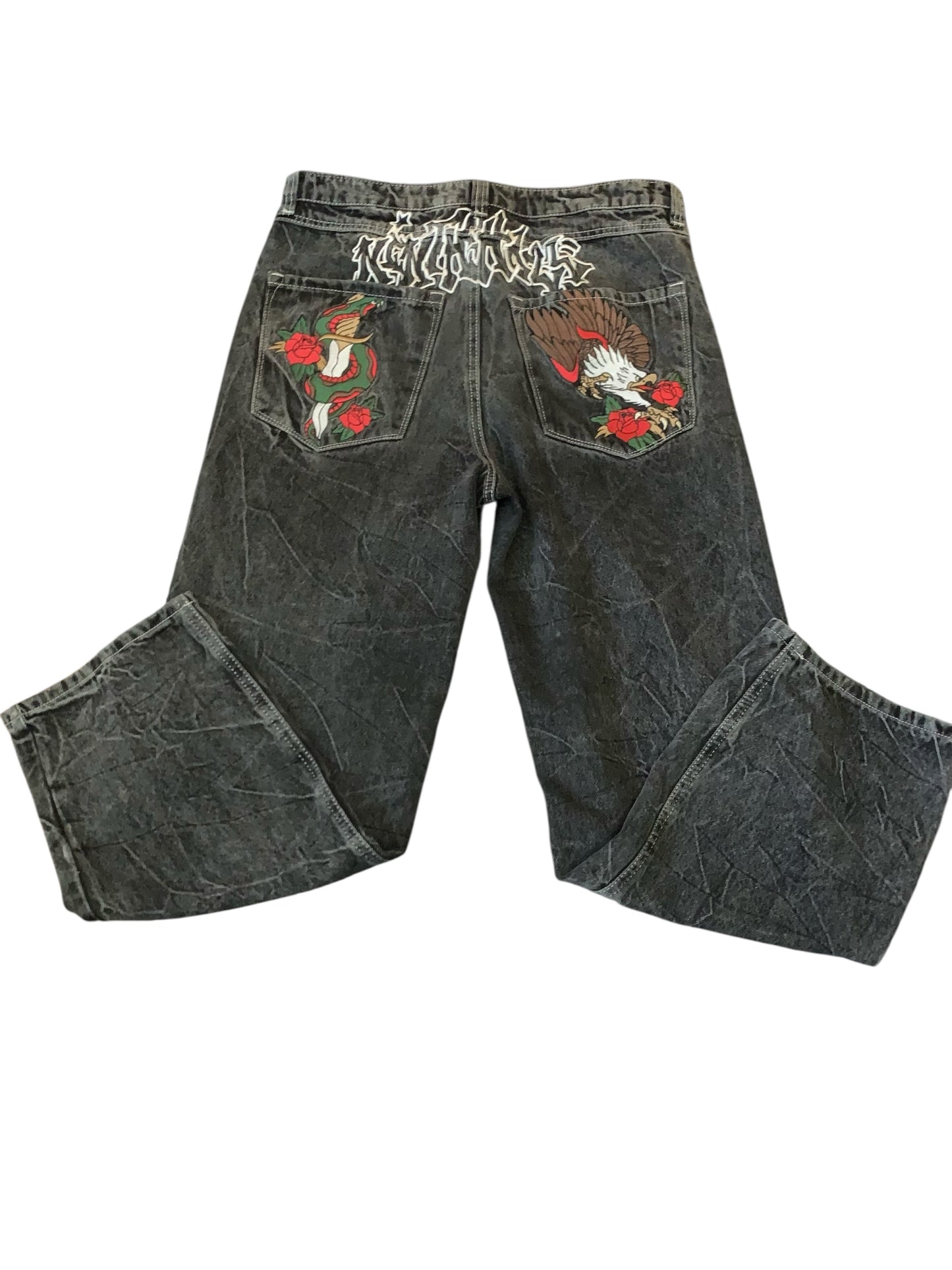 Ninth Hall Embroidered Jeans