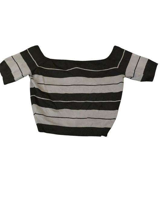 Country Girl Striped Off Shoulder Top