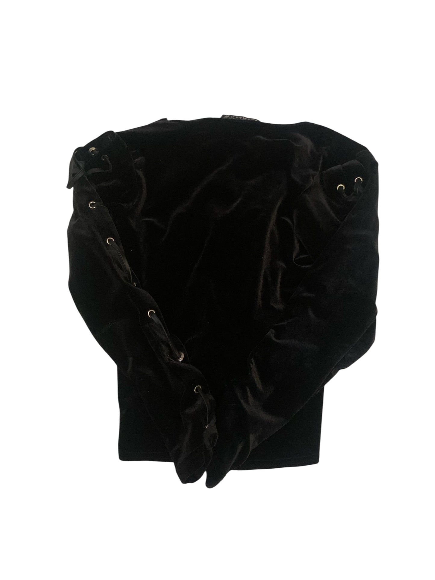 Serious Velvet Tie Up Long Sleeve