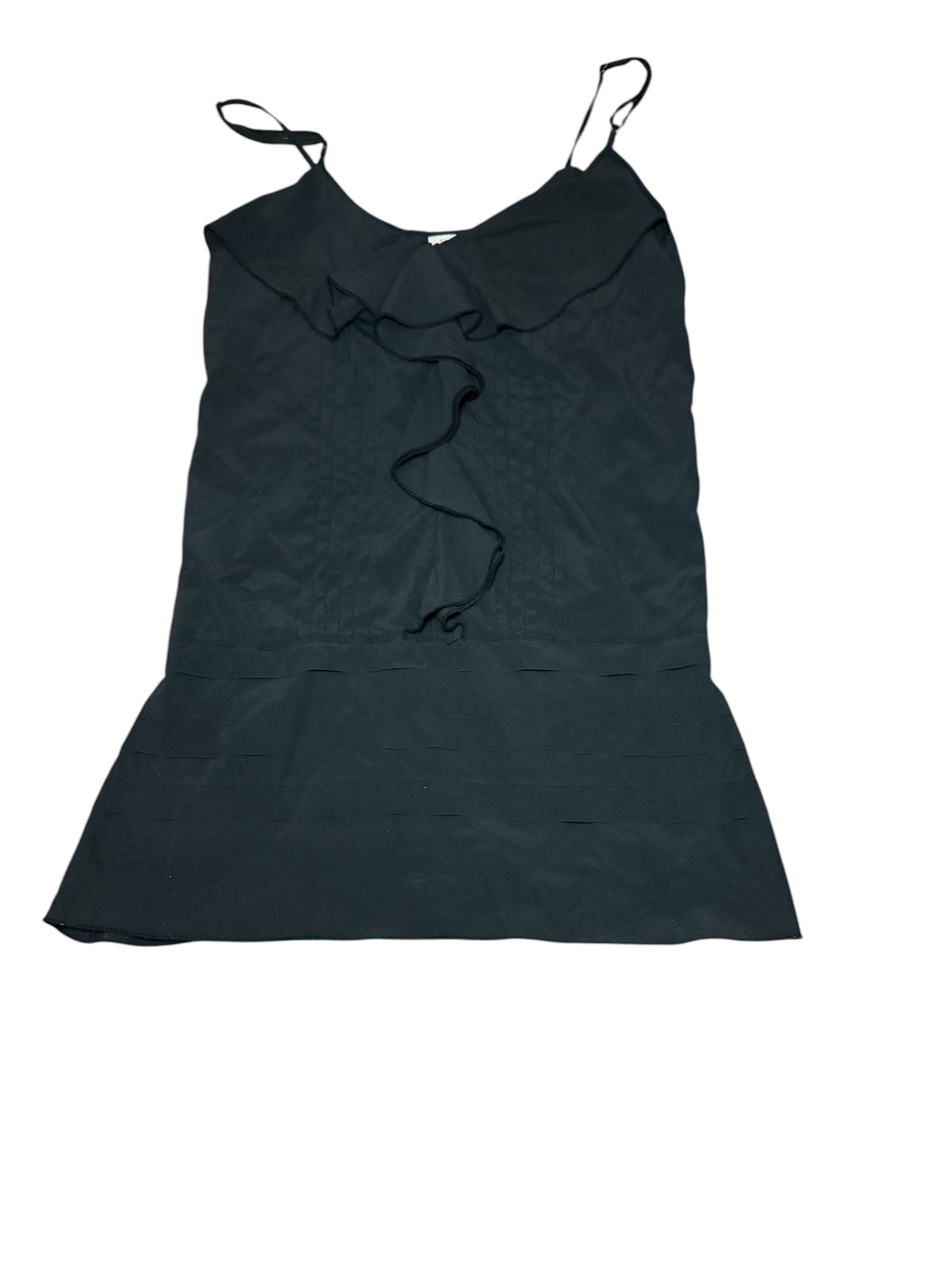 Flannel Ruffle Tank/Mini Dress