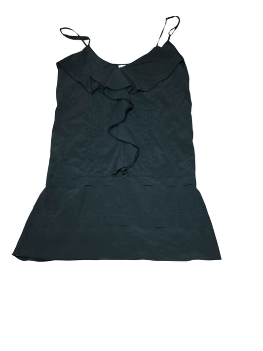 Flannel Ruffle Tank/Mini Dress