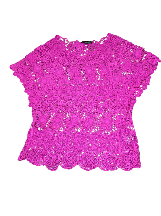 Velzera Crochet Top Belle Short Sleeve
