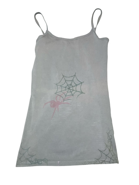 BKE Grey Hand Drawn Spider Tank