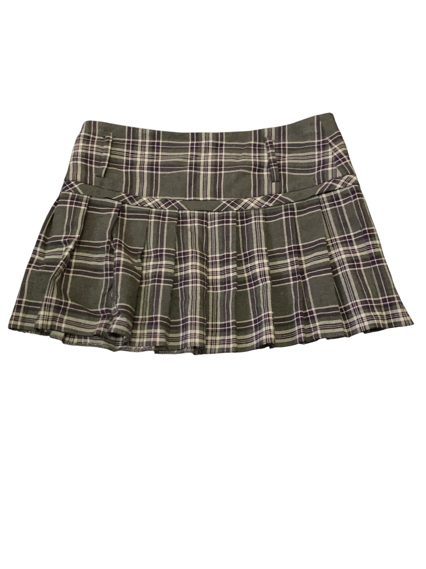 Tracy Evans Plaid Mini Skirt