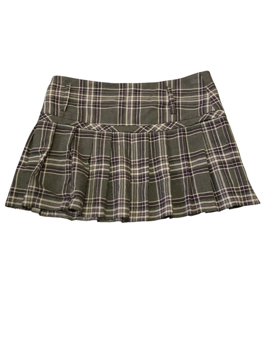 Tracy Evans Plaid Mini Skirt