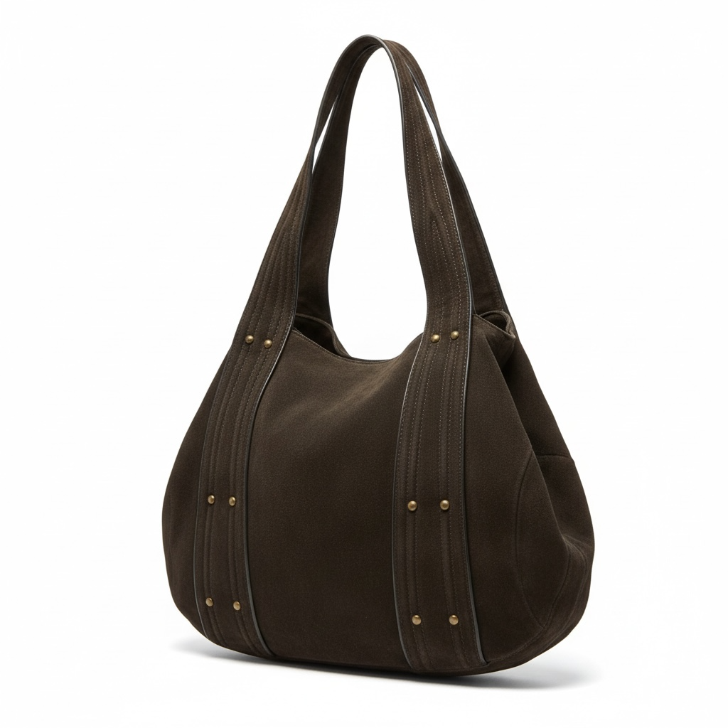 Kale Brown Suede Bag