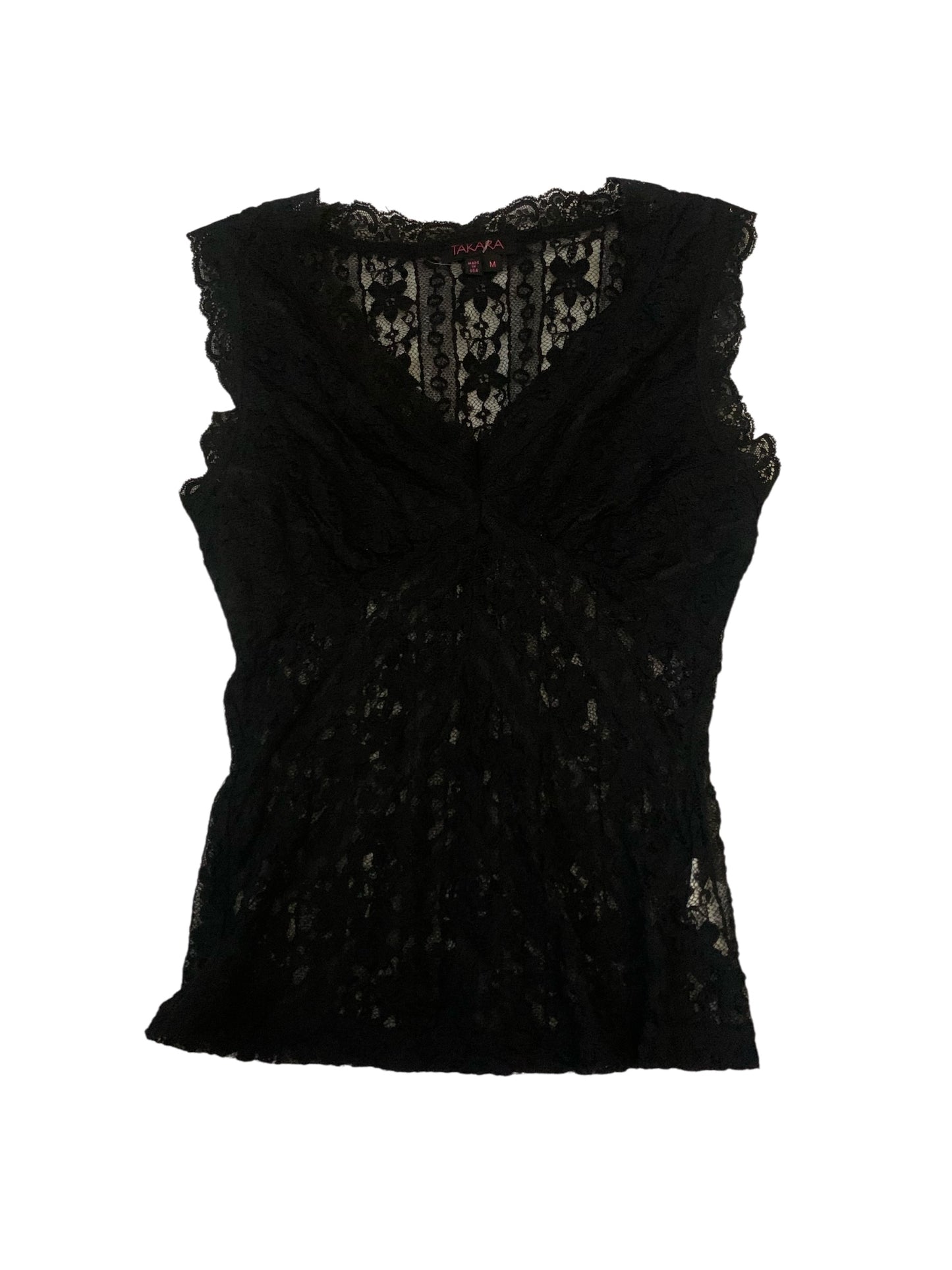 Takara Black Lace Tank Top