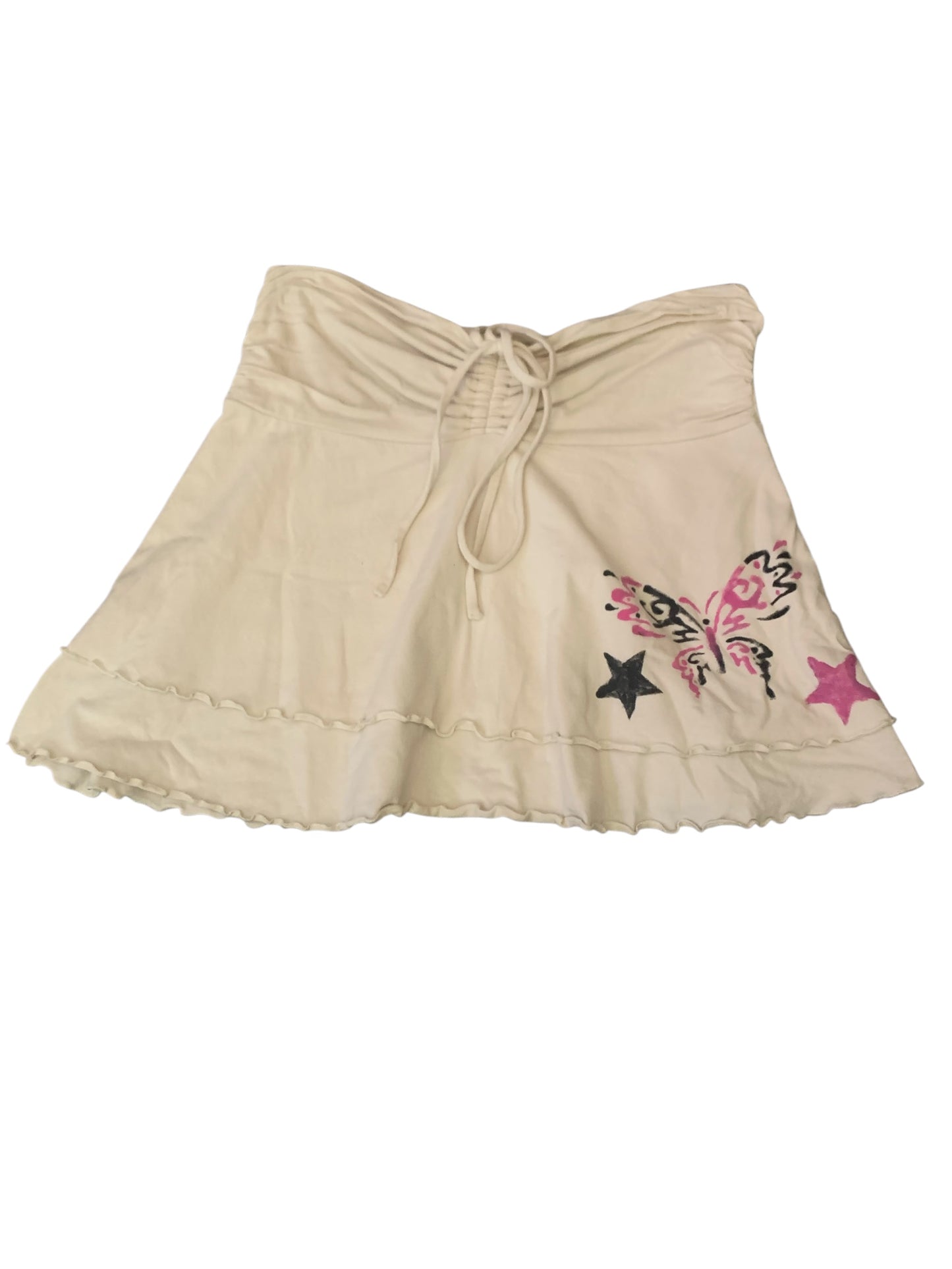 Wild Fable Hand Painted Butterfly Tube Top