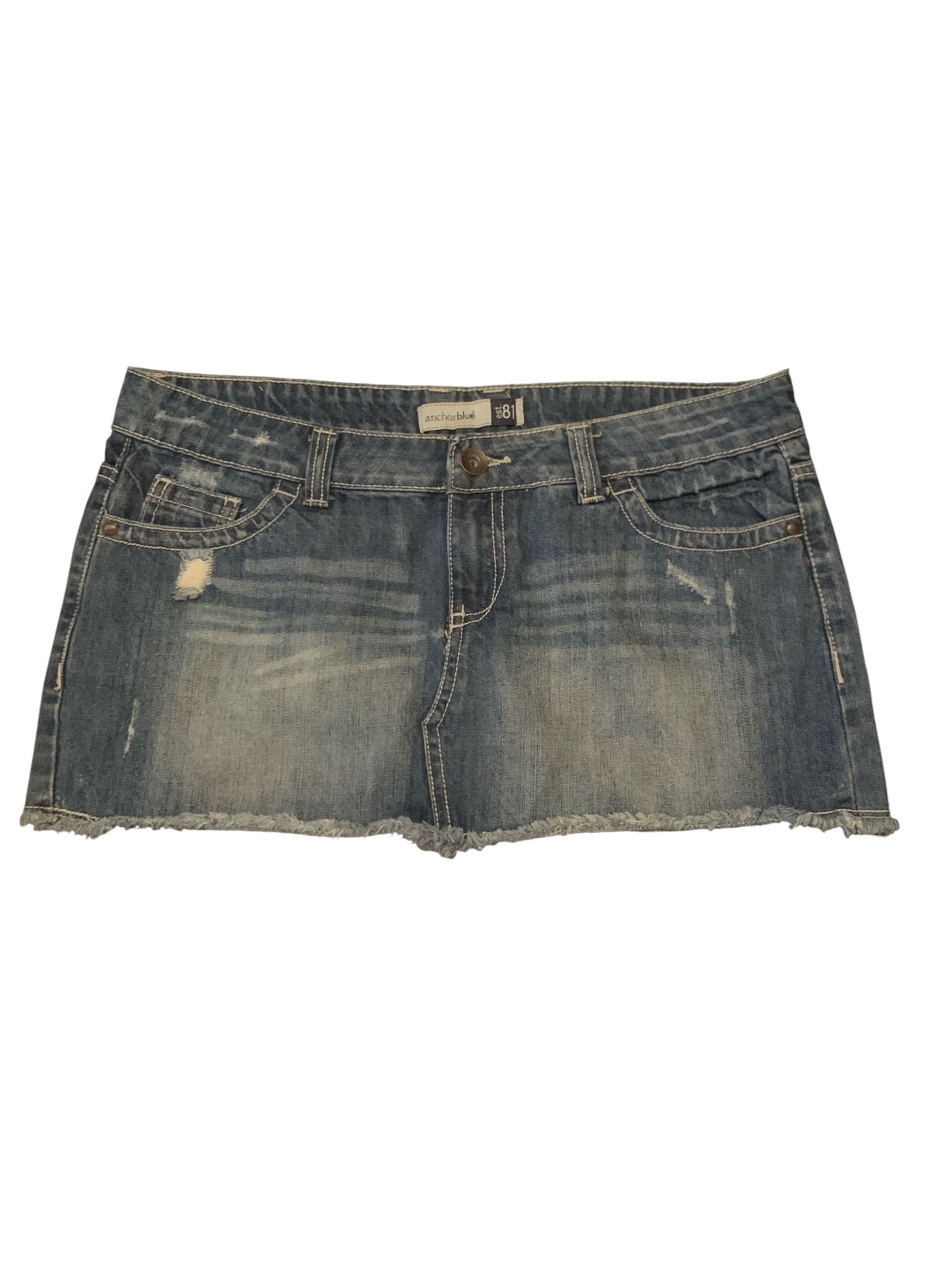 Anchor Blue Mini Skirt