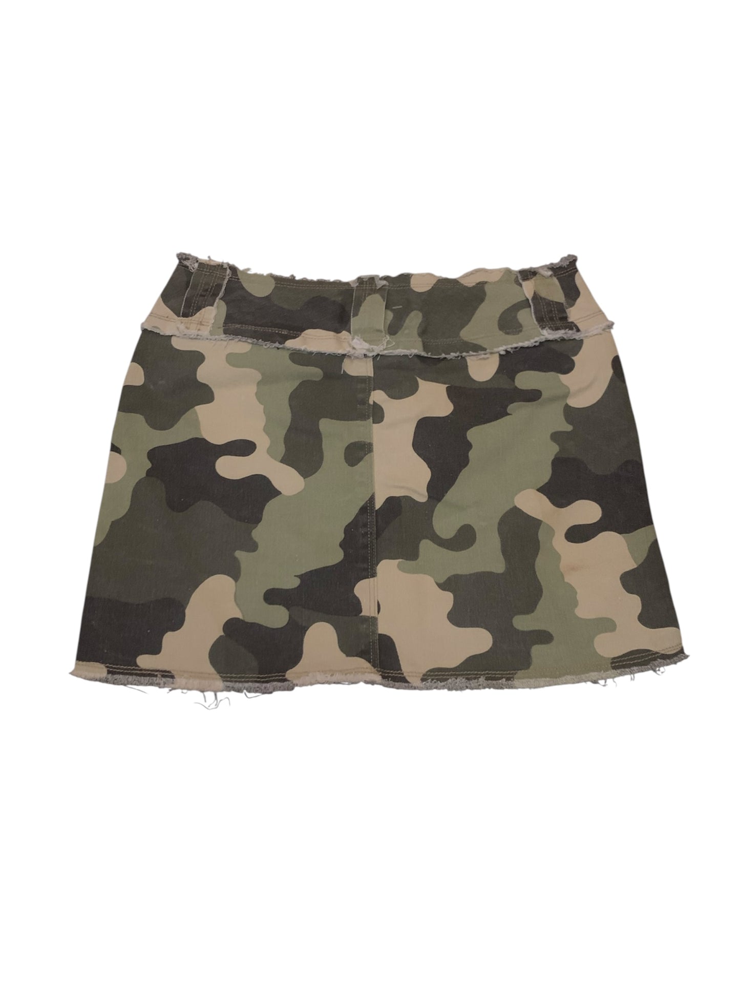 Younique Jeans Camo Mini Skirt