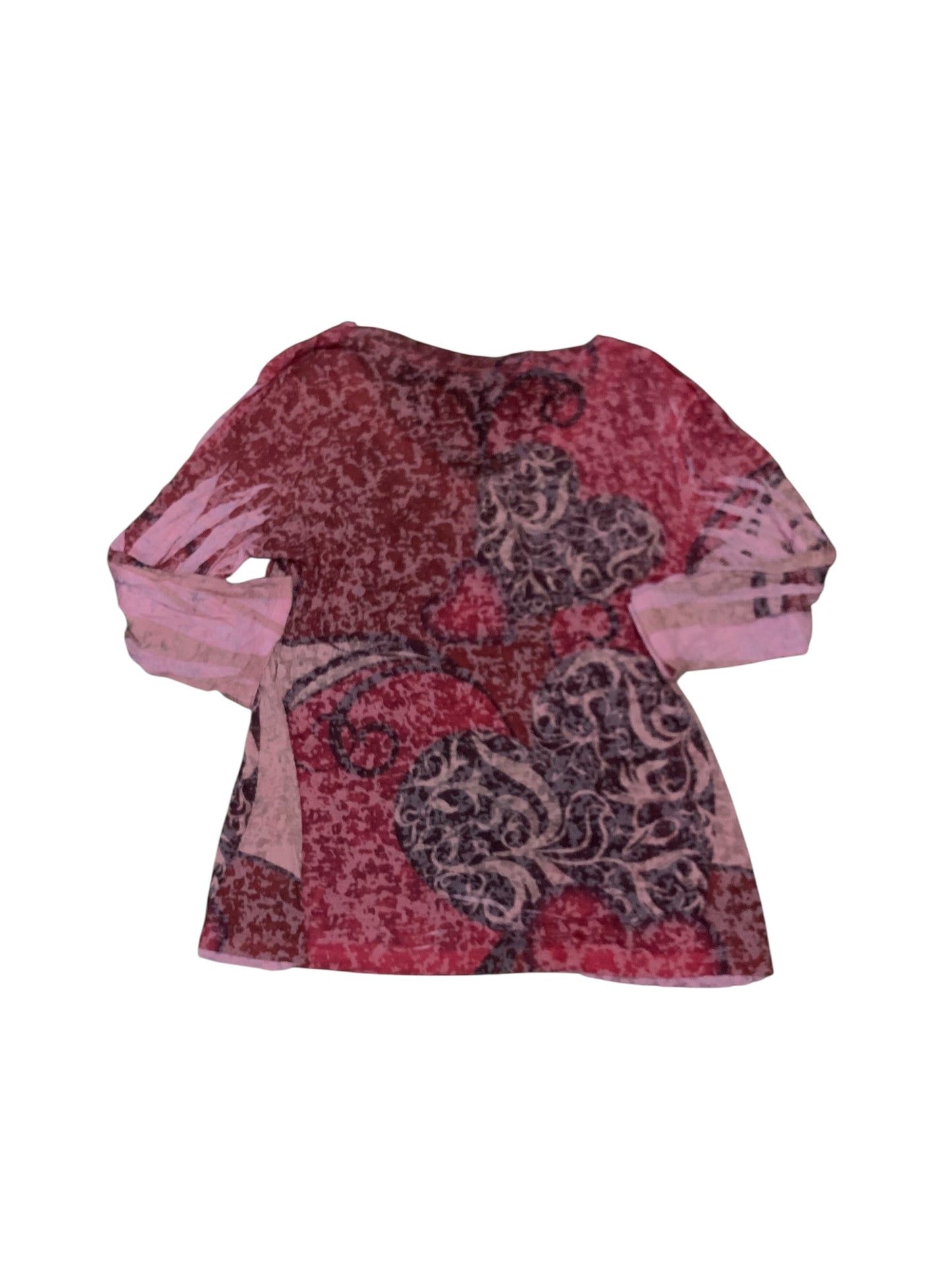 Style and Co Pink Quarter Sleeve