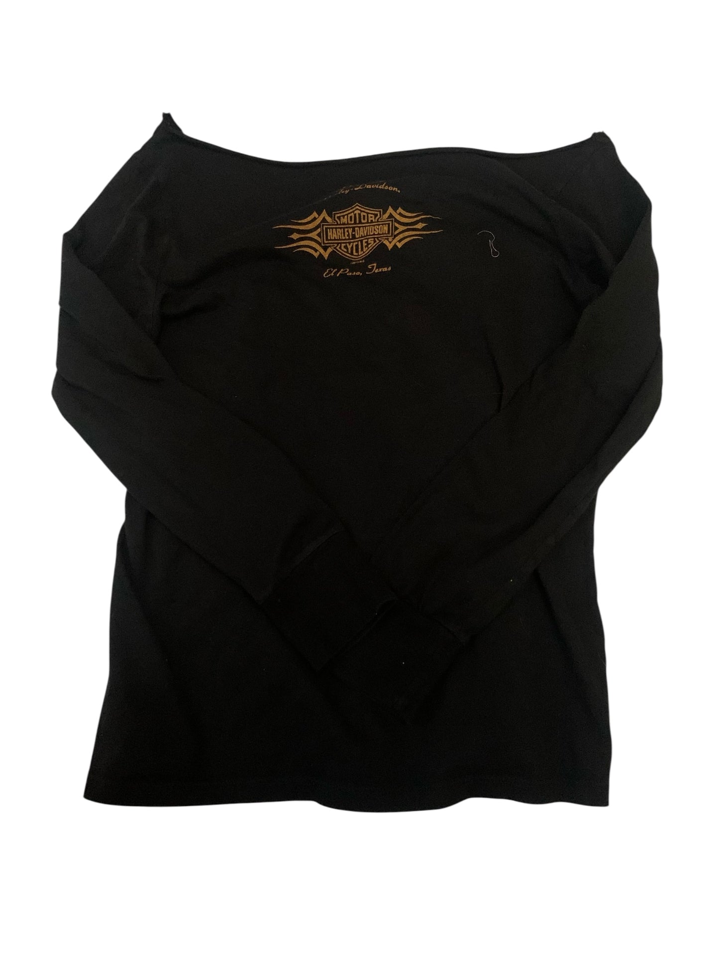 Harley Davidson Off the Shoulder Long Sleeve