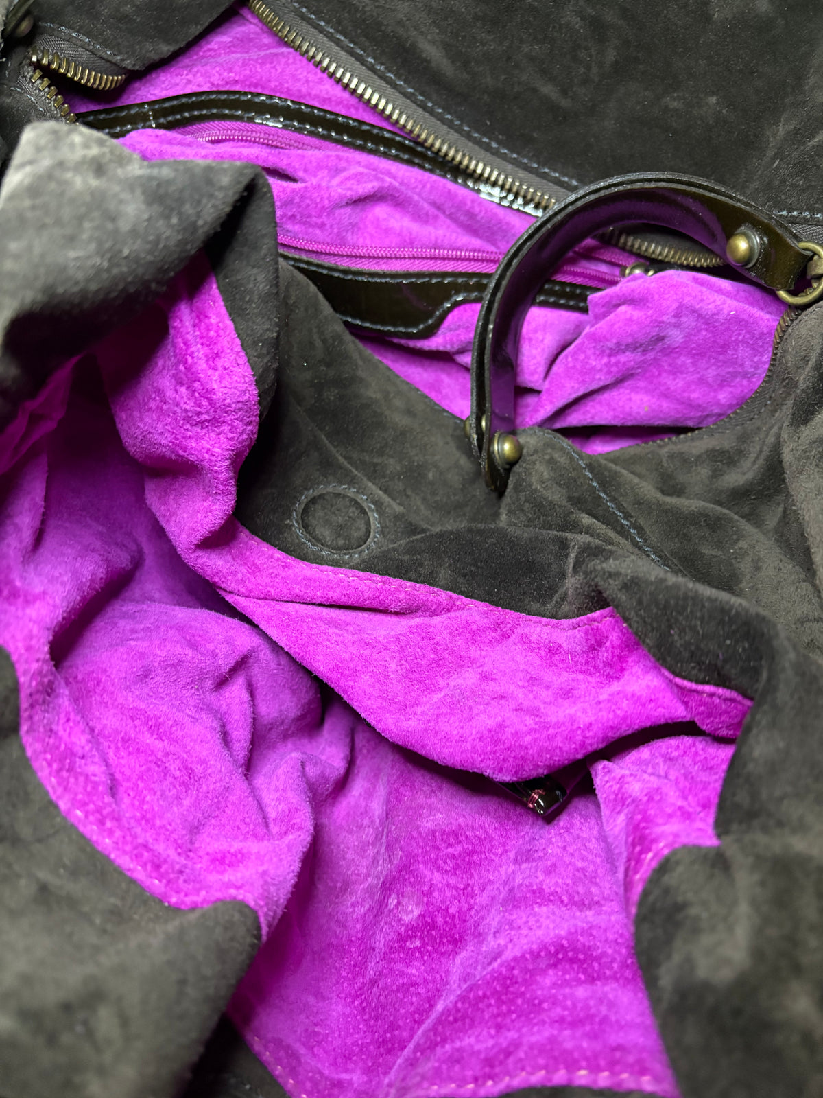 Kale Brown Suede Bag
