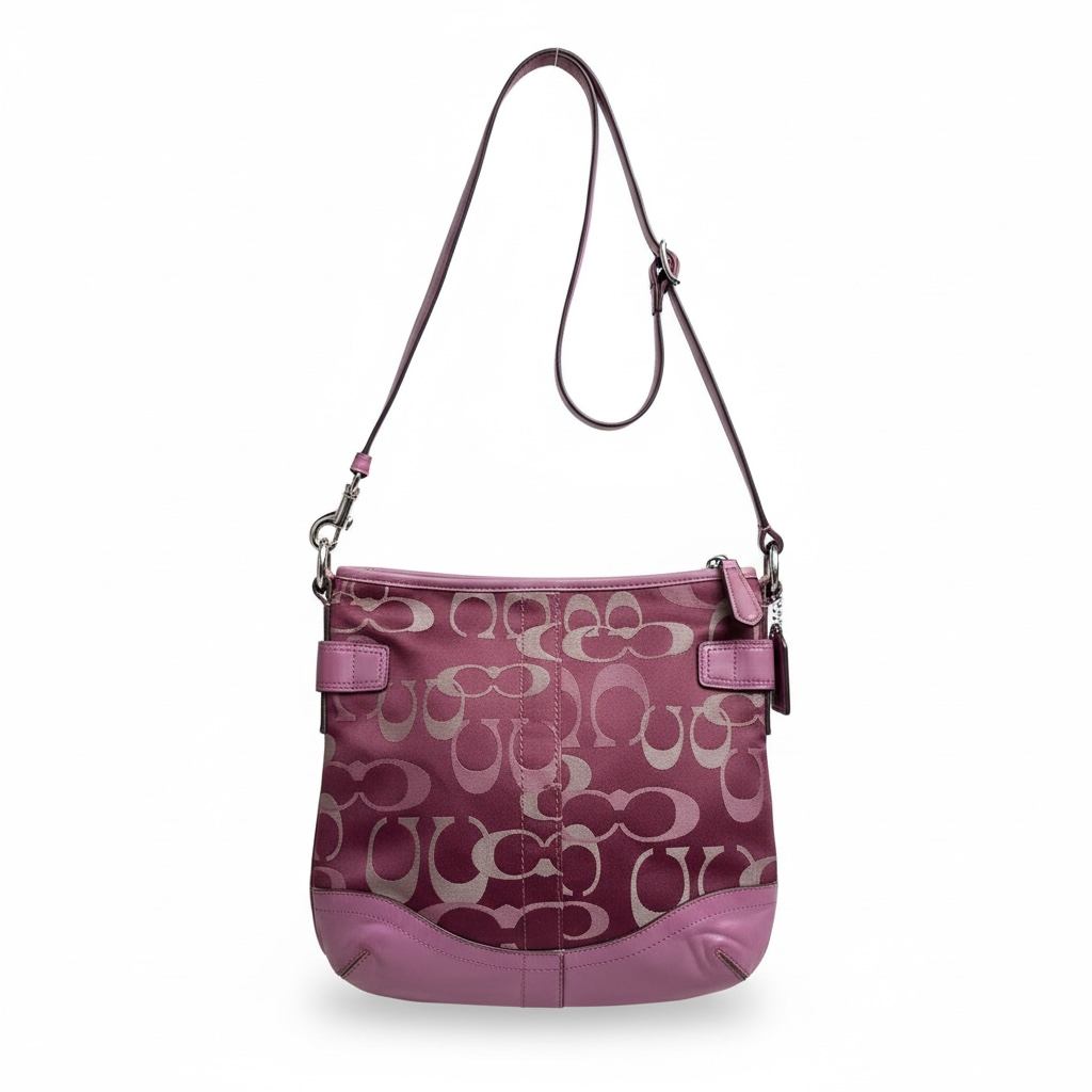 Purple Coach Crossbody