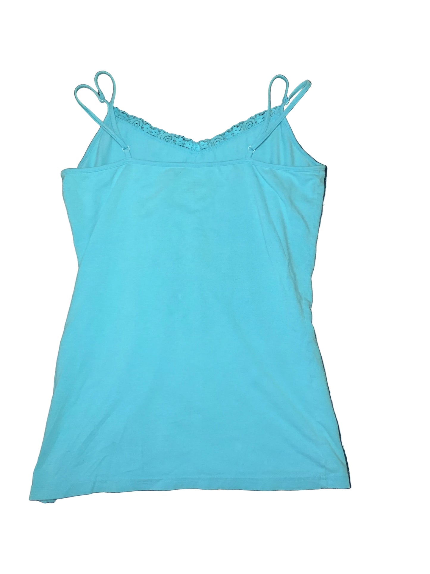 Xhiliration Blue Hand Drawn Betty Boop Flower Tank
