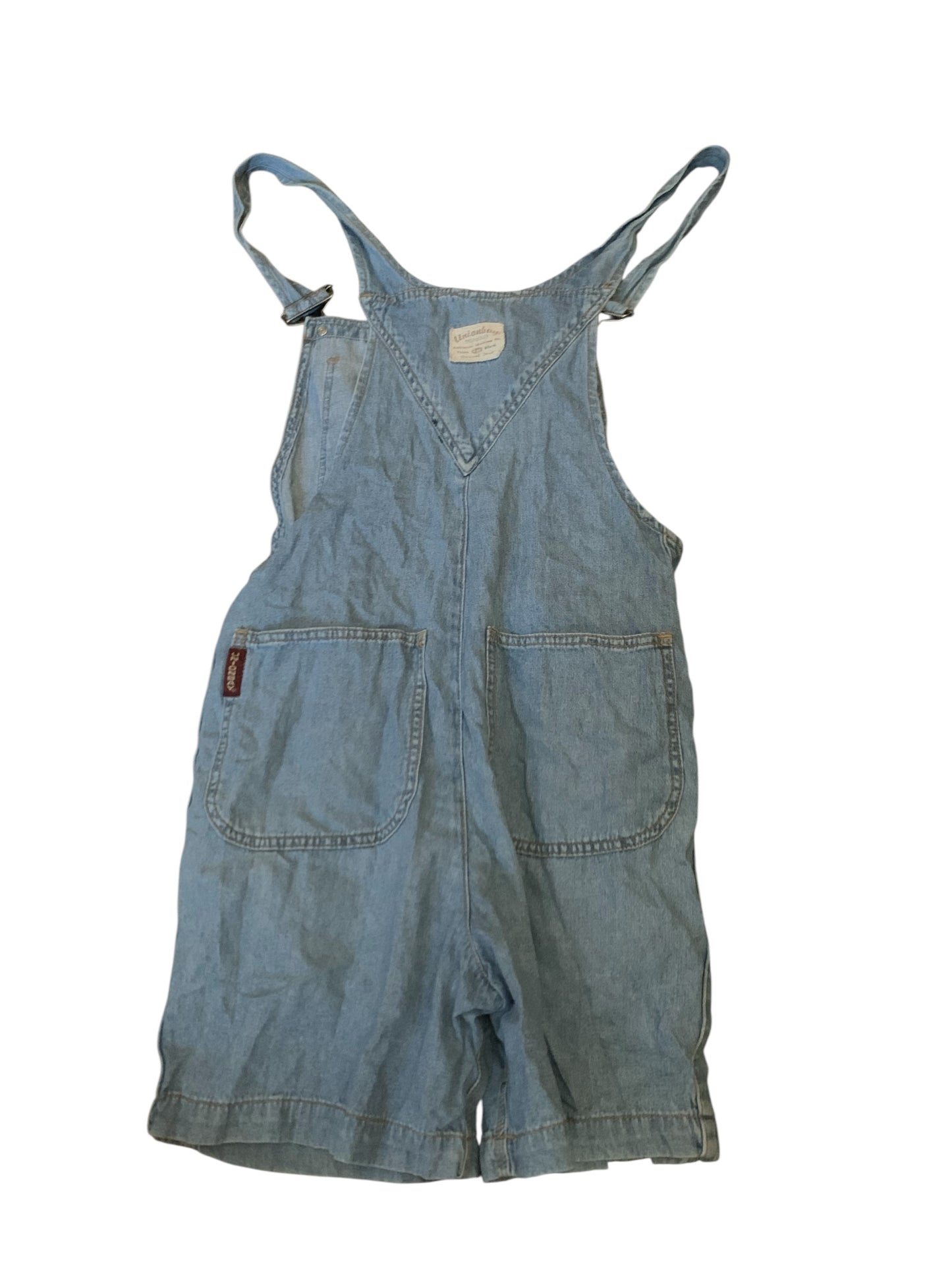 Union Bay Hand Painted Flower Butterfly Overalls