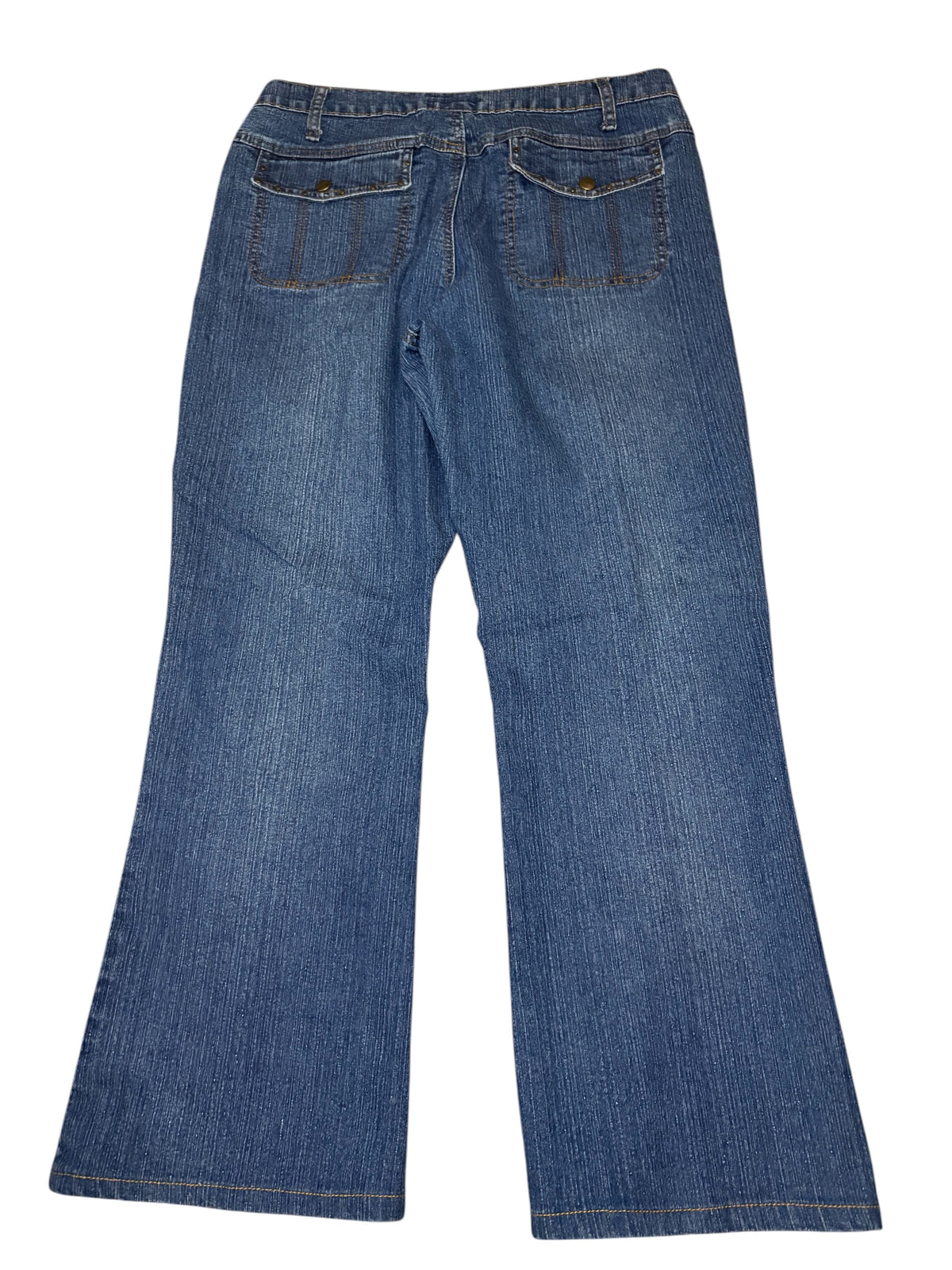 Mattia T Low Rise Zipper Flared Jeans