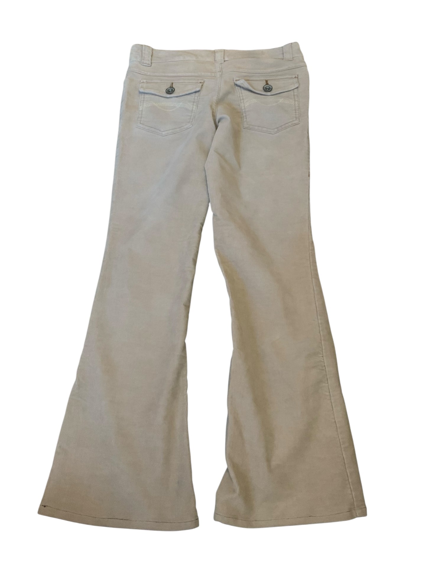 Mossimo Hand Painted Skull Face Corduroy Flared Pants
