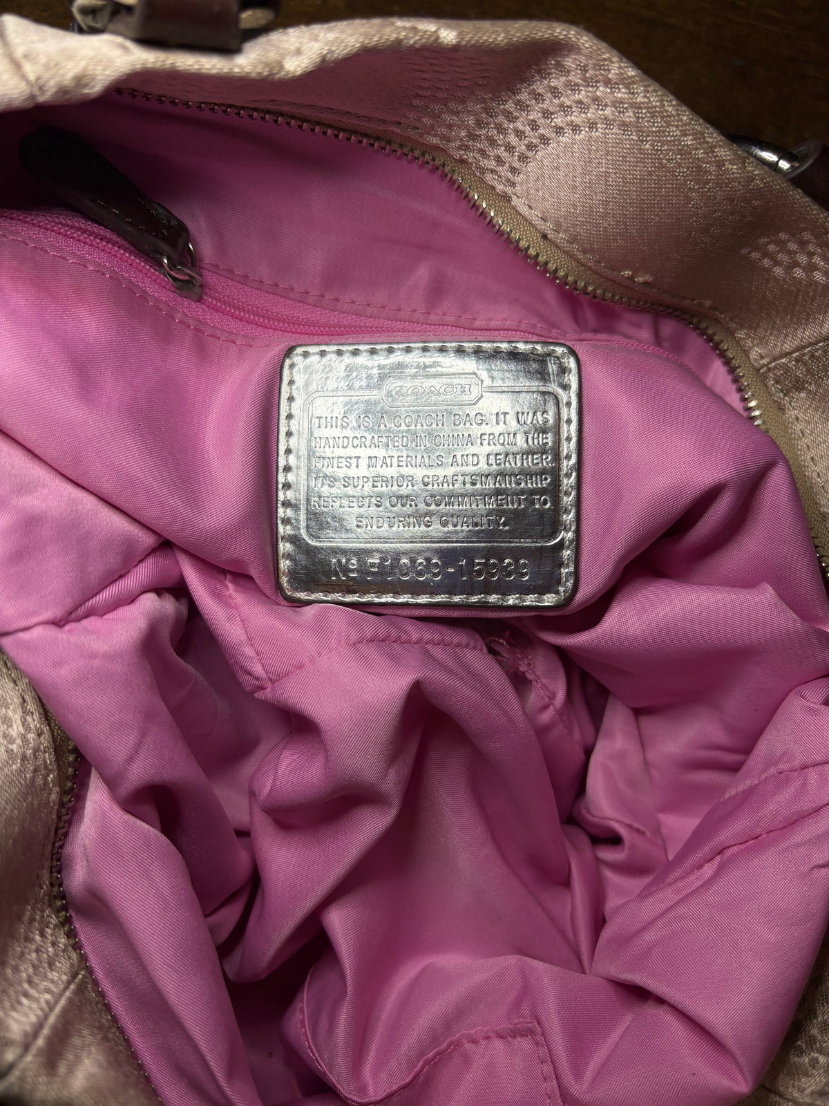 Coach light tan Bag