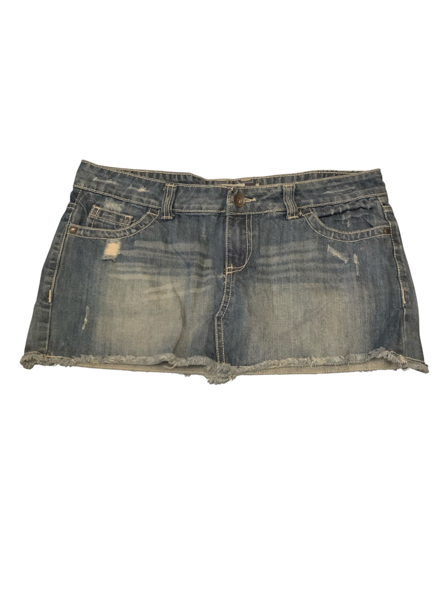 Anchor Blue Mini Skirt