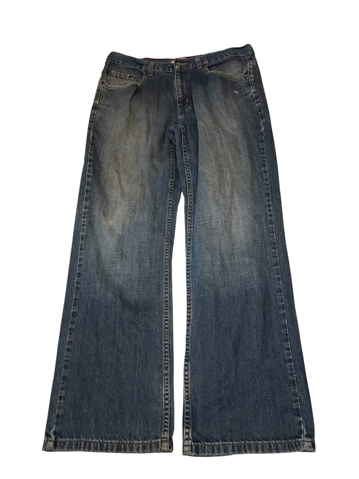 Anchor Blue Baggy Jeans