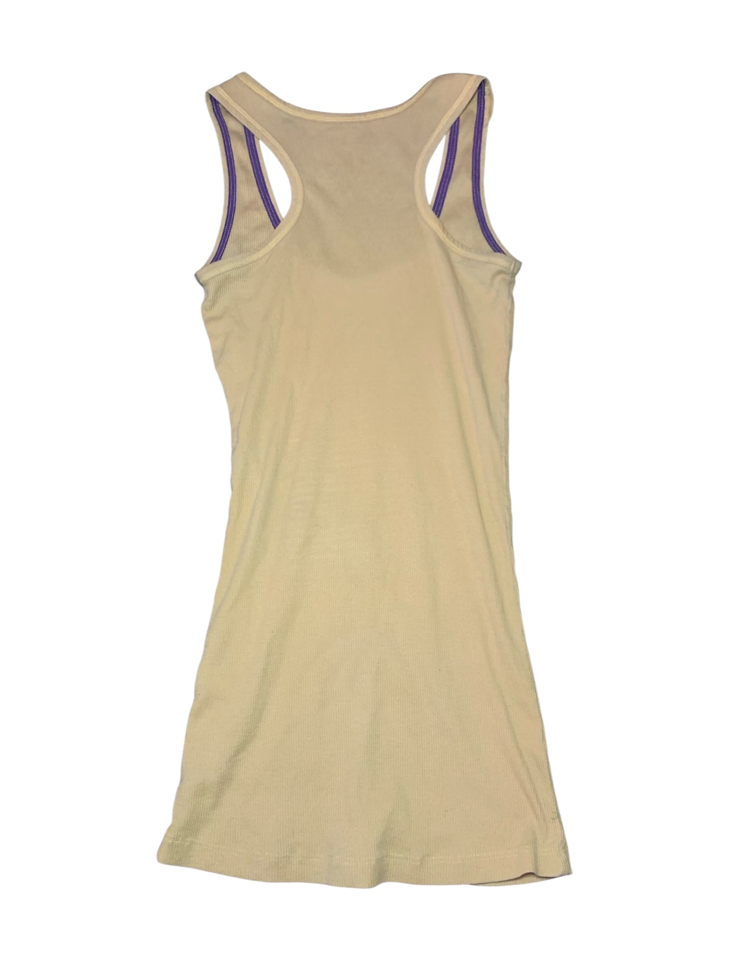 Yellow Hand Drawn Cyber Girl Tank