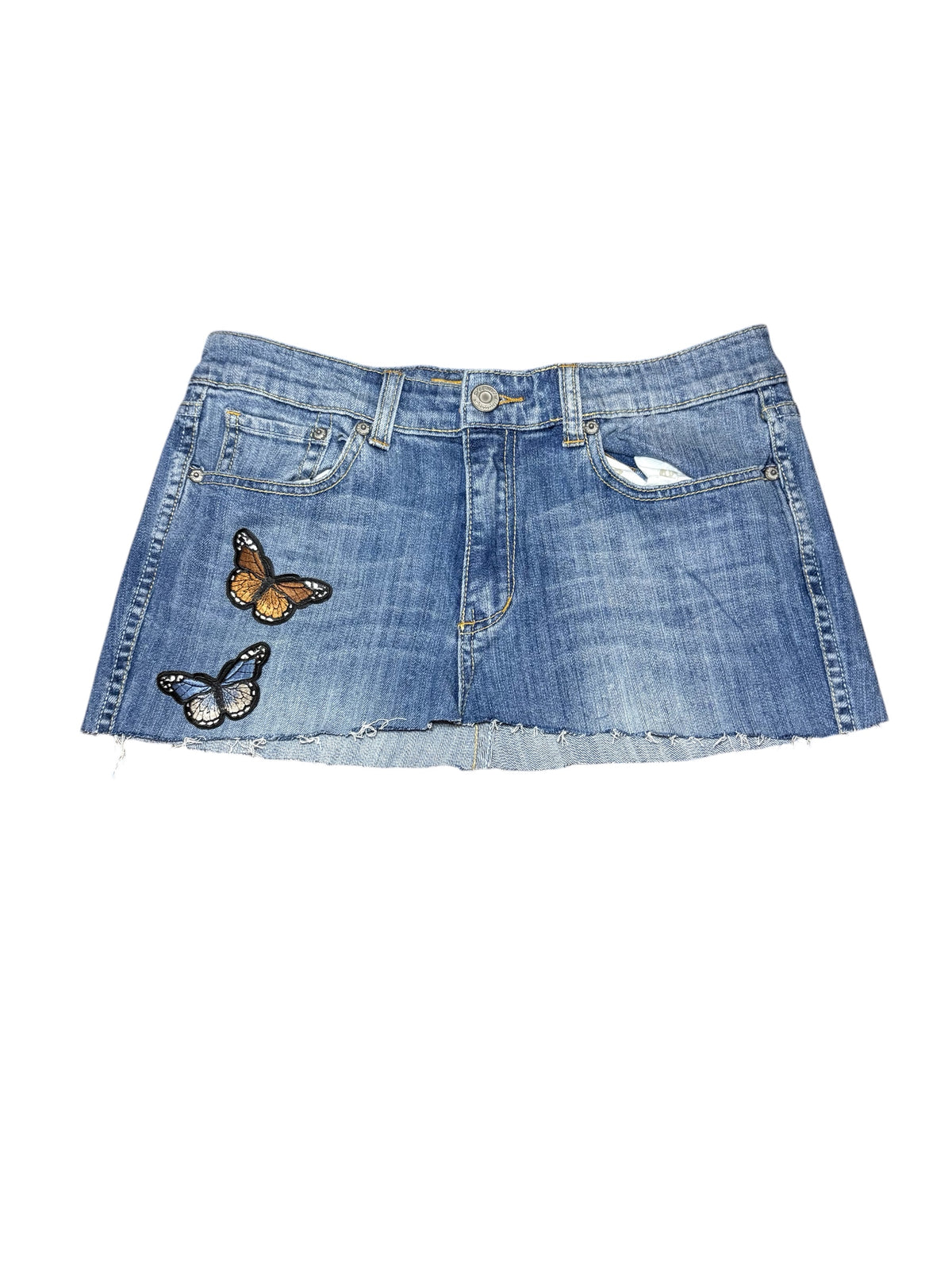 Custom 7 Jeans Mini Skirt
