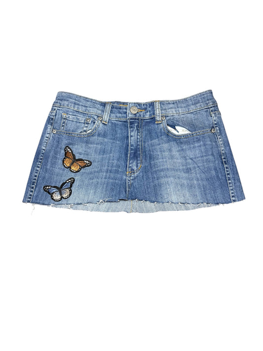 Custom 7 Jeans Mini Skirt