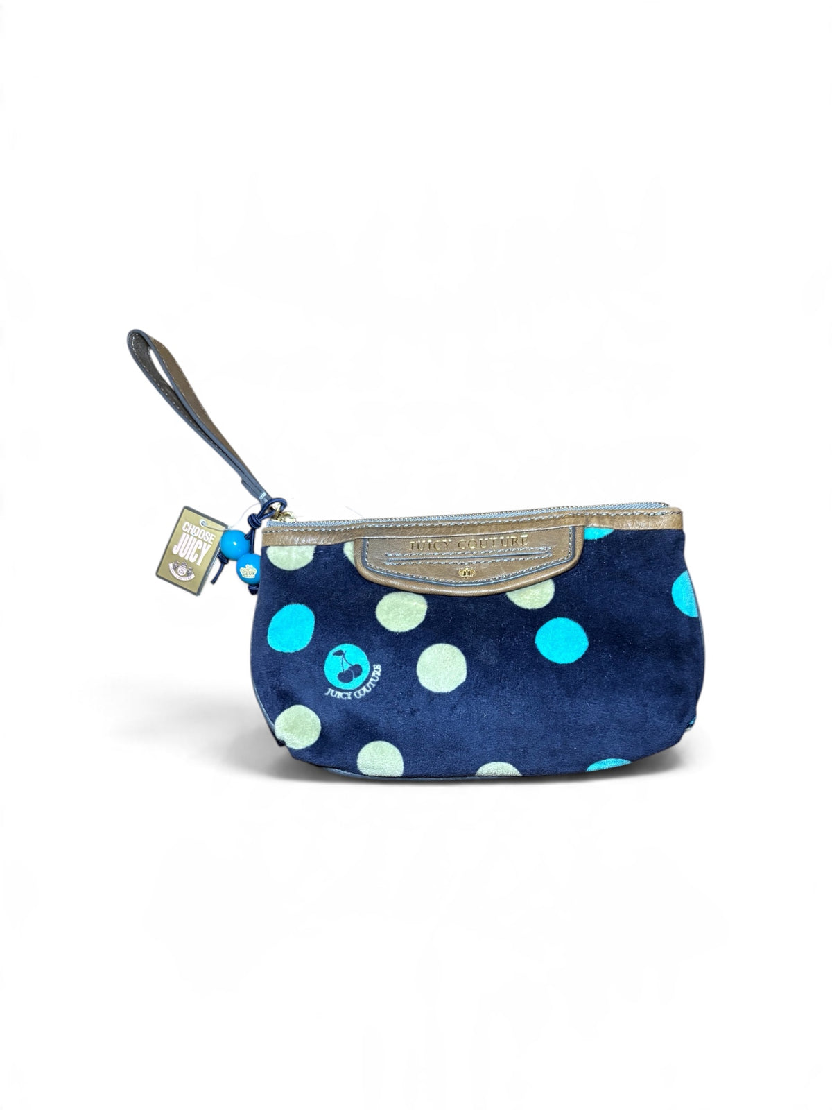 Vintage Y2K Juicy Wristlet, Tag and tissue lining with it