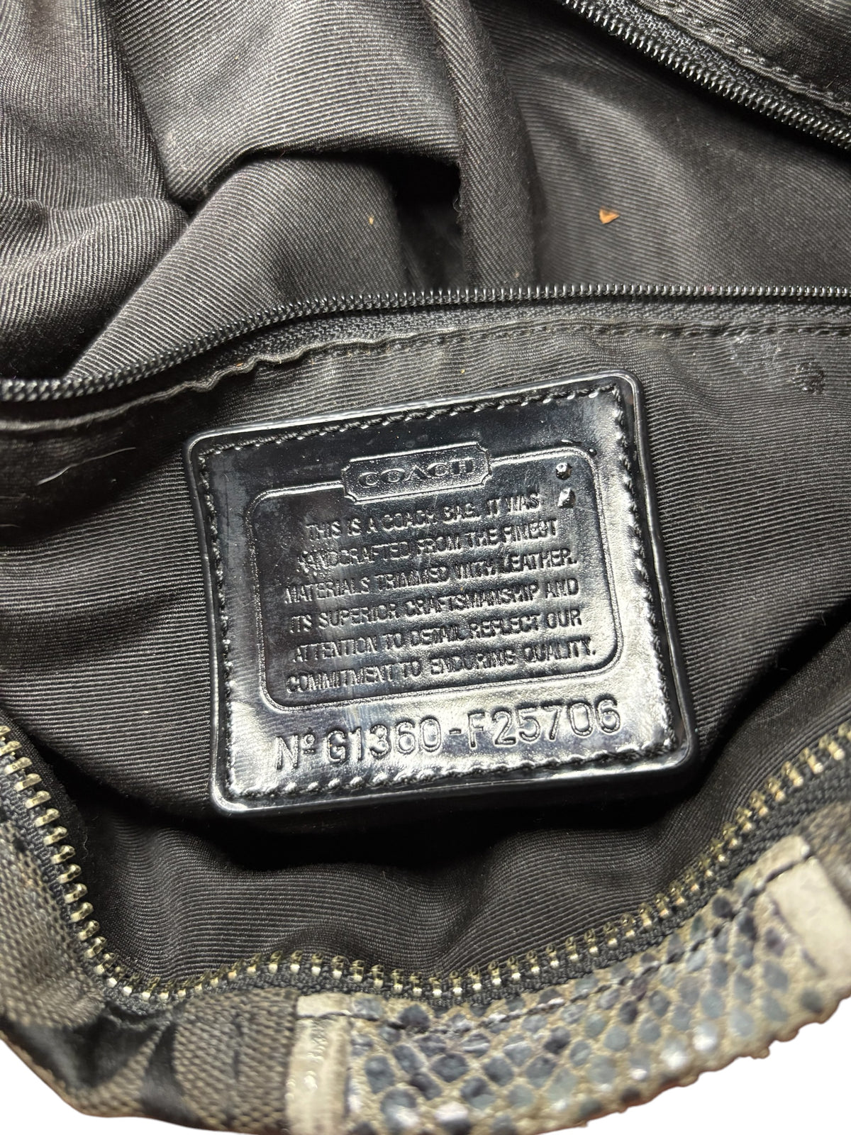 Coach Black Bag