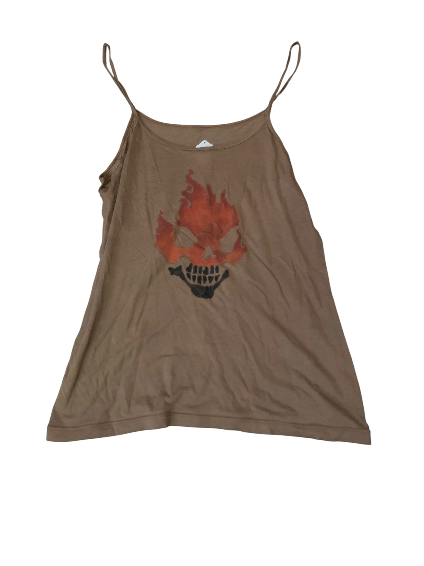 Hand Painted Skull Tank