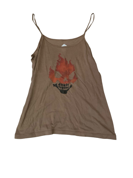 Hand Painted Skull Tank