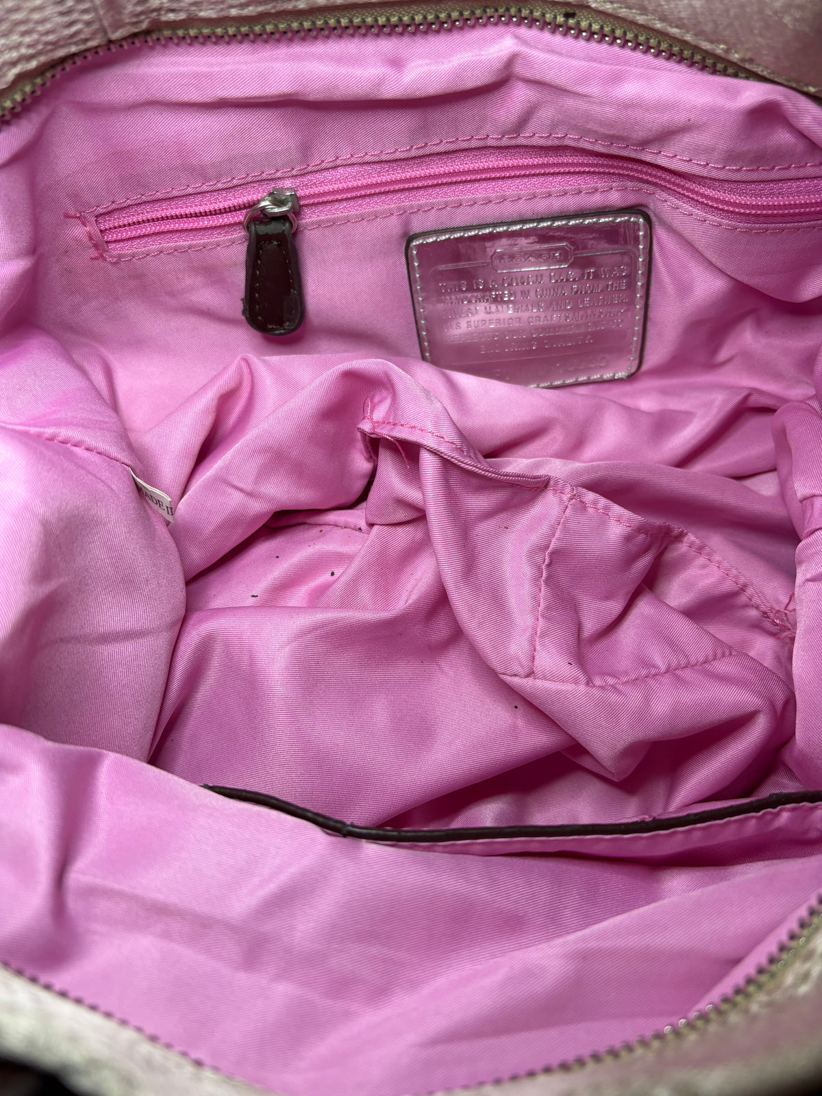 Coach light tan Bag