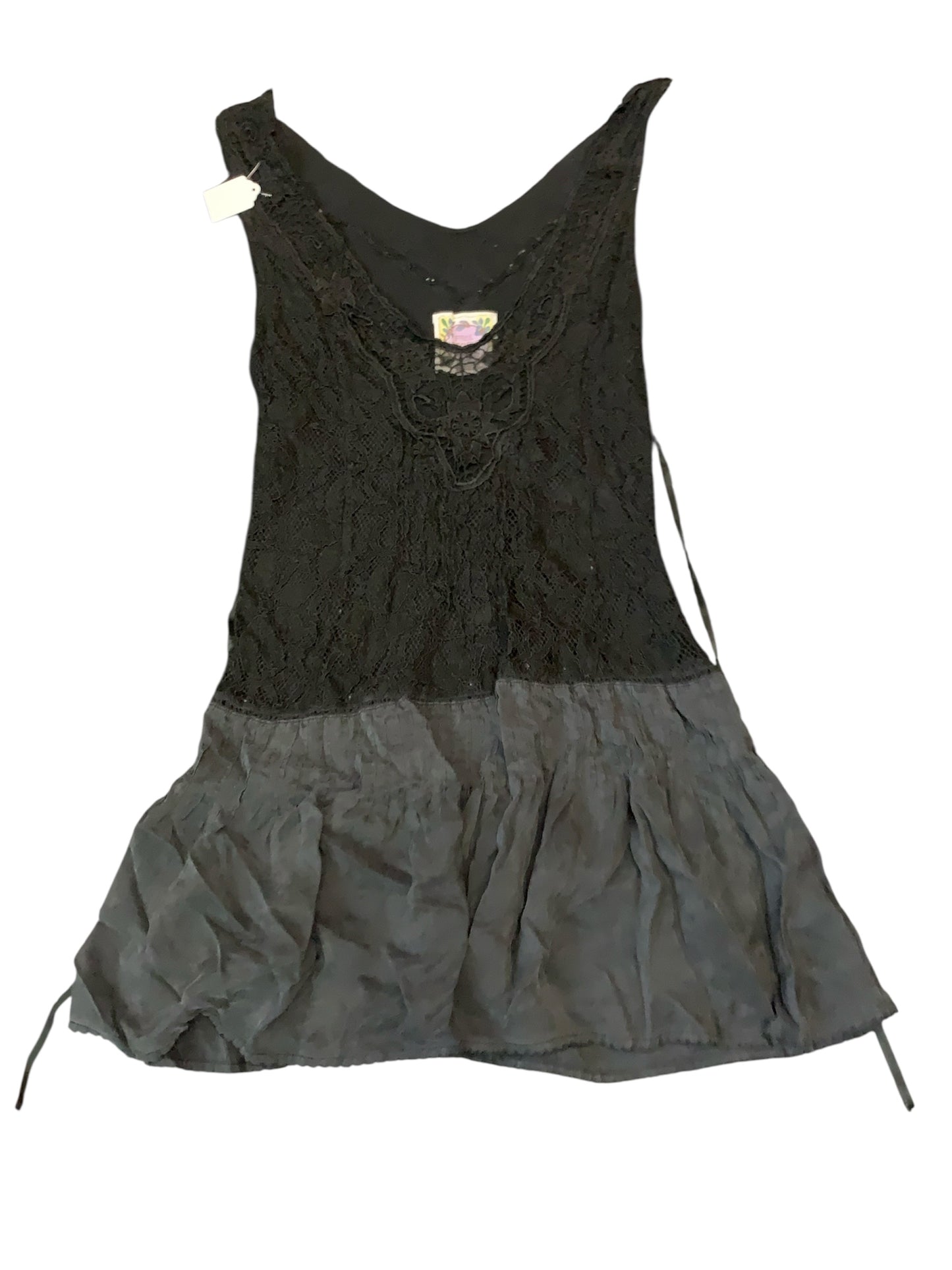 Free People Whimsy Goth Long Tank