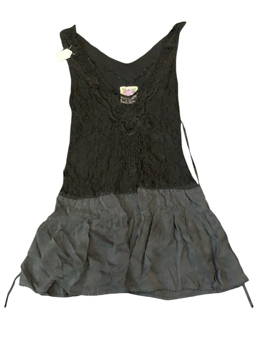 Free People Whimsy Goth Long Tank