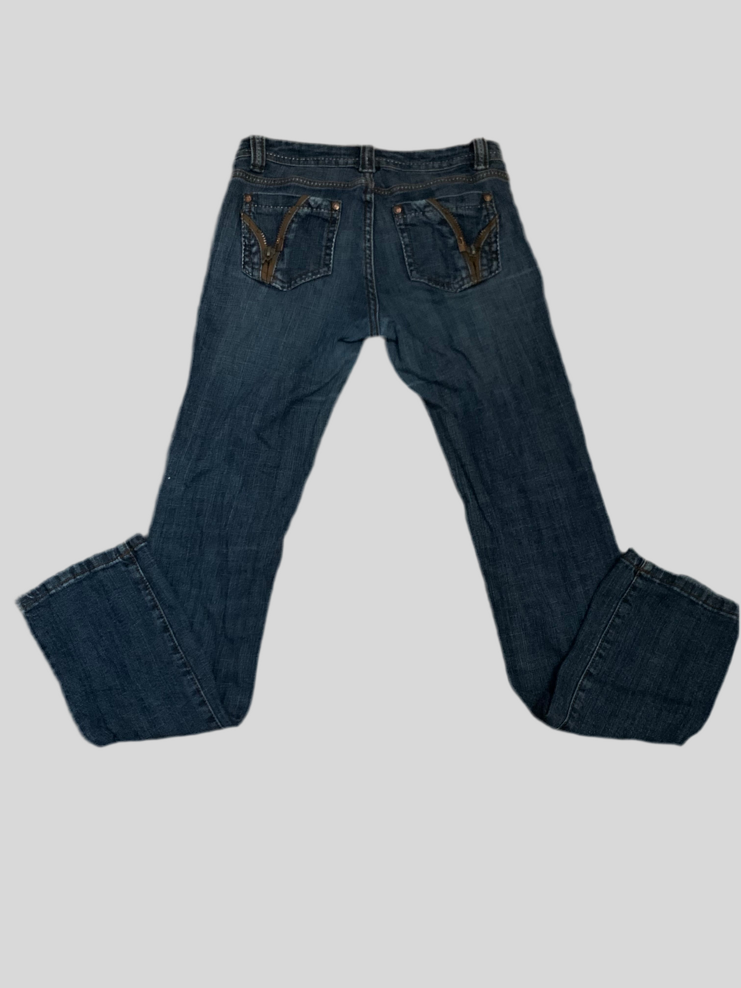 Clash Zipper Jeans