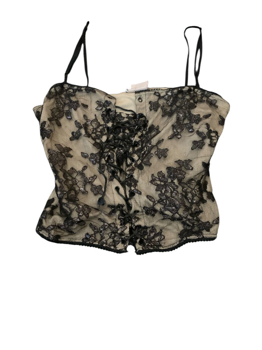 Charolette Ruse Vintage Lace Corset Tank