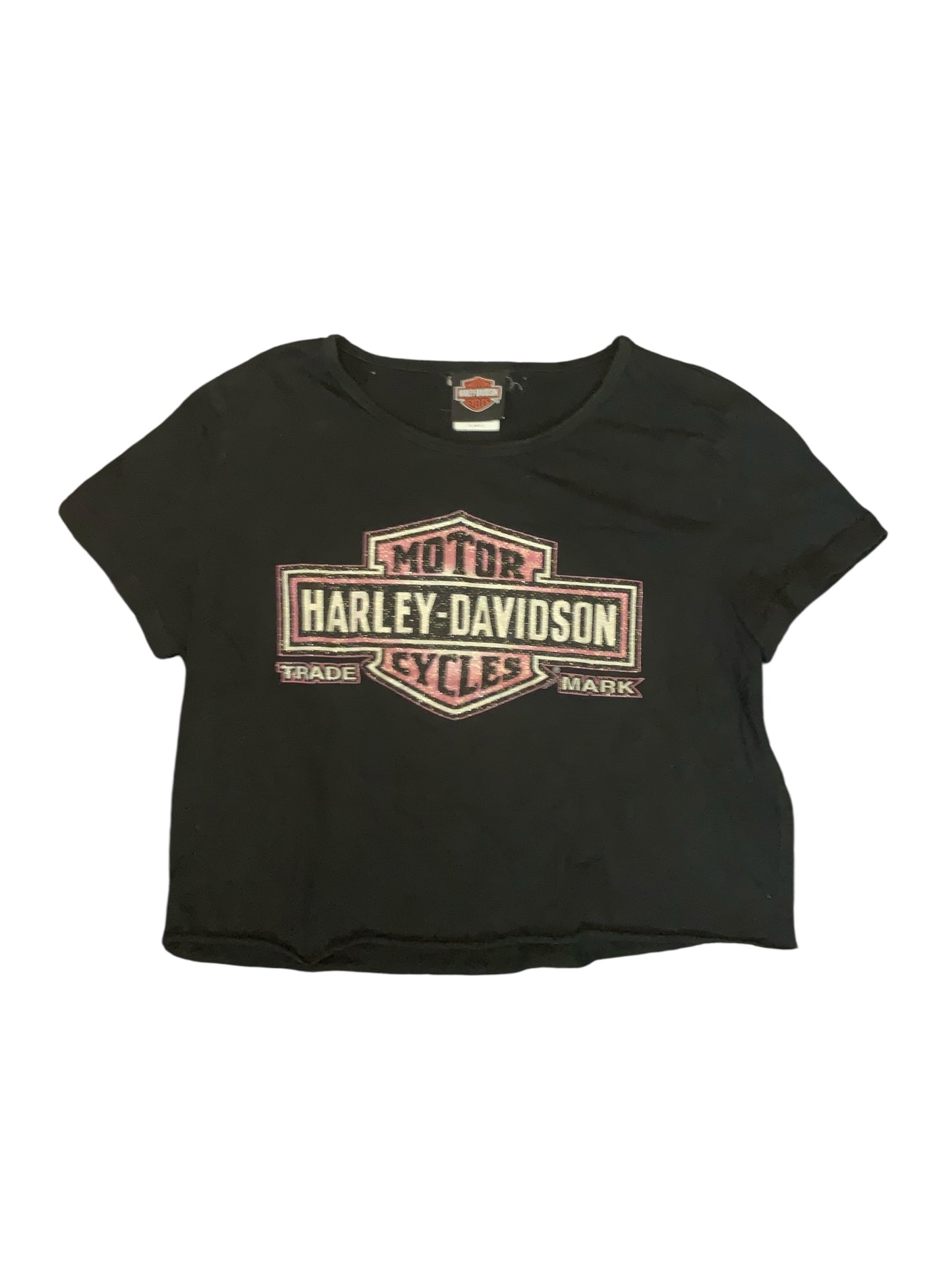 Harley Cropped Bling Tee