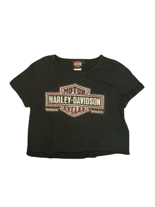 Harley Cropped Bling Tee