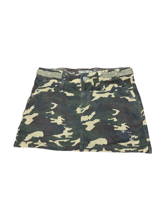 C’est Camo Mini Skirt