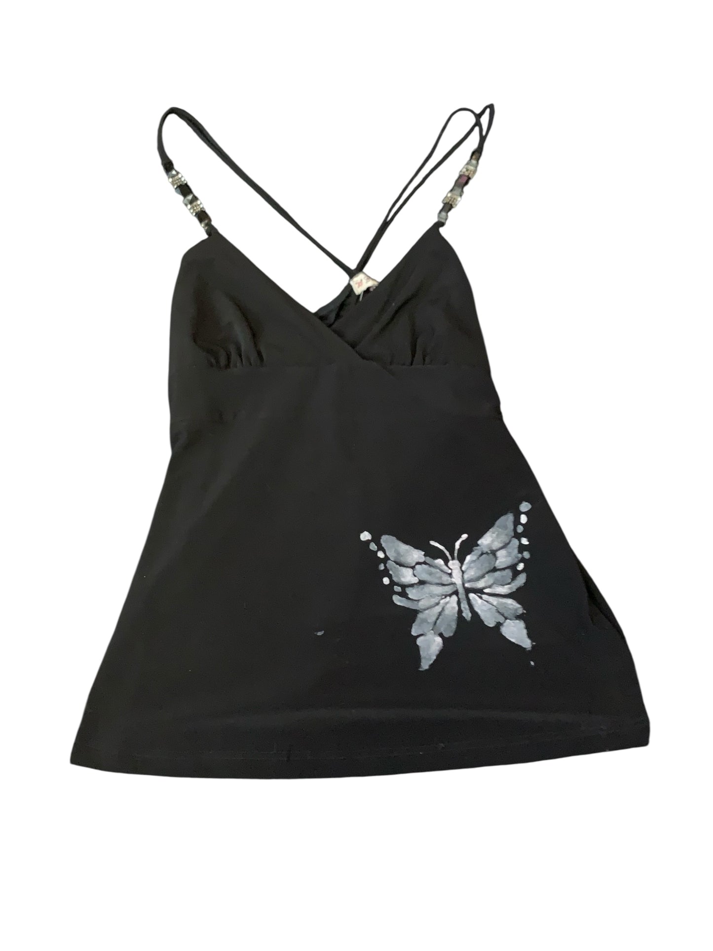 Forever Hand Painted Butterfly Tank Top