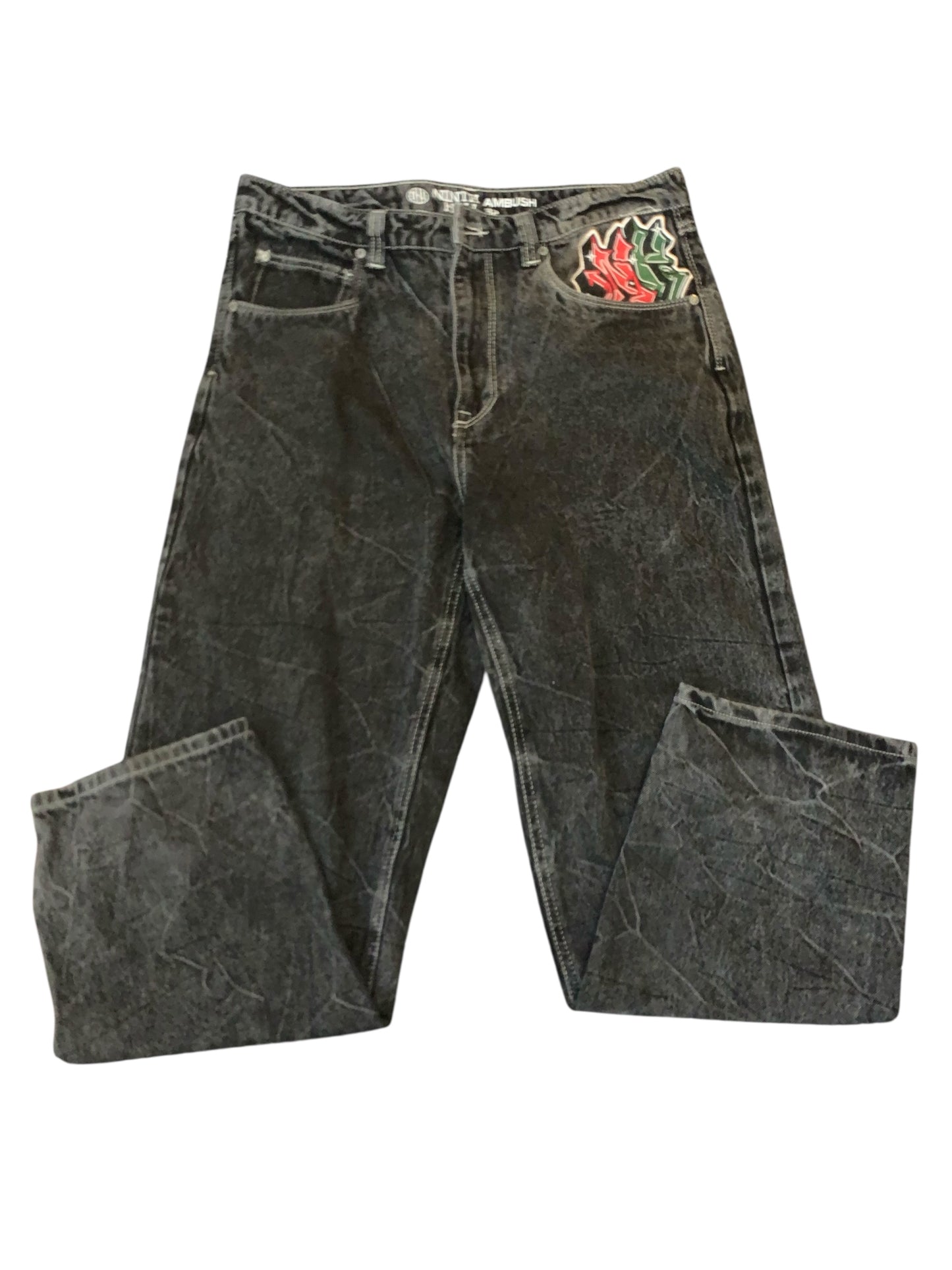 Ninth Hall Embroidered Jeans