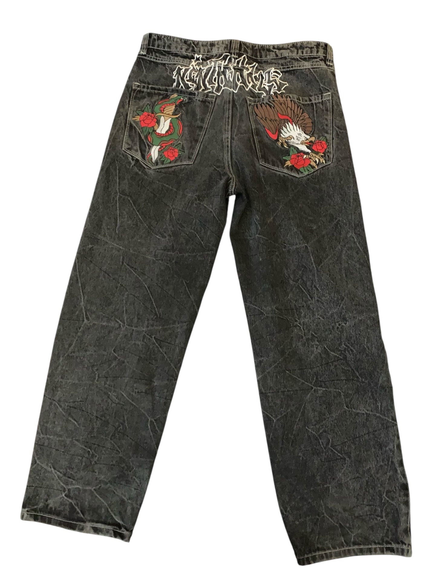 Ninth Hall Embroidered Jeans